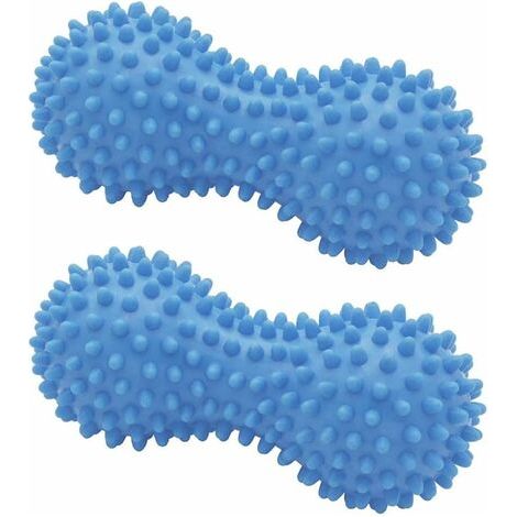 2 Pièces Boule De Massage À Pointes - Rouleau Musculaire Pour Tissus Profonds - Pour Pieds Mains Avant-Bras - PVC Non Toxique - 13,5 cm (1/5)