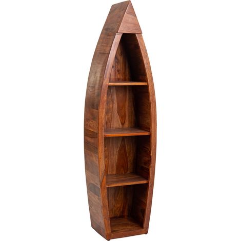 Estantería de madera marrón 41x25x150 cm (1/5)