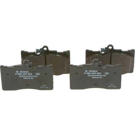 Jeu de garniture de frein à disque avant - 0986494252 - BOSCH (1/3)