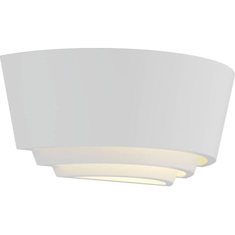 Wall Lightdimmable 'Azriel' made of Plaster/Clay for Bedroom (1/5)