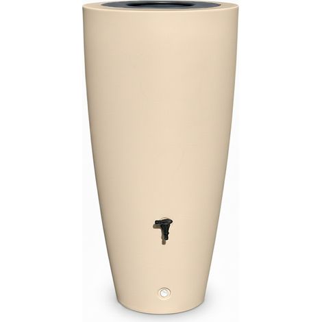 Récupérateur d'eau de pluie 190l ros'eau 2-en-1 + kit complet - plast'up rotomoulage