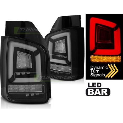 Paire de feux VW T5 03-09 Full LED Noir (1/5)