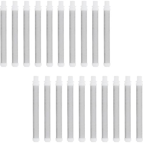 Filtre à Airless Pistolet Peinture Élément Accessoire 60 Mesh 20 PCS pour Airless Pistolet Peinture Haute Pression