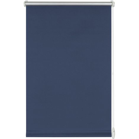 GARDINIA EASYFIX Tenda a rullo termica, Fissaggio a incastro o con adesivo, Altamente riflettente, Risparmio energetico, Opaco, Incl. materiale di montaggio, Blu, 60 x 150 cm (LxH) (1/5)
