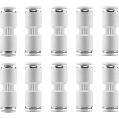 Lot de 10 connecteurs pneumatiques en PTFE pour imprimantes 3D Bambu Lab X1 P1 (filament de 1,75 mm). Pièce essentielle pour imprimante 3D. (1/5)
