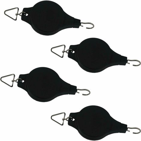 Lot de 4 rouleaux rétractables pour plantes suspendues (1/5)