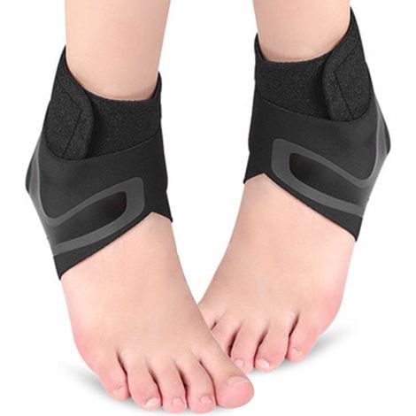 Attelle De Cheville - SBR Élastique Respirant - Pour Activités Sportives Et Rééducation - Tailles S À XL (1/5)