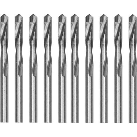 10 fresas de extremo con vástago de acero de tungsteno de alta dureza - Resistentes al desgaste - Bordes afilados para CNC - Diámetro 6,5 mm (1/5)