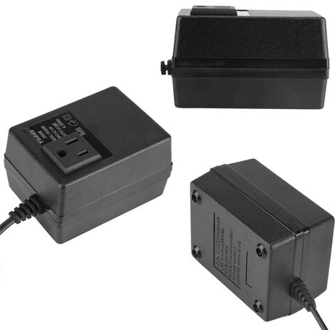 200-W-Reiseadapter-Netztransformator für Spannungswandler aus hochwertigem Kunststoff (1/5)