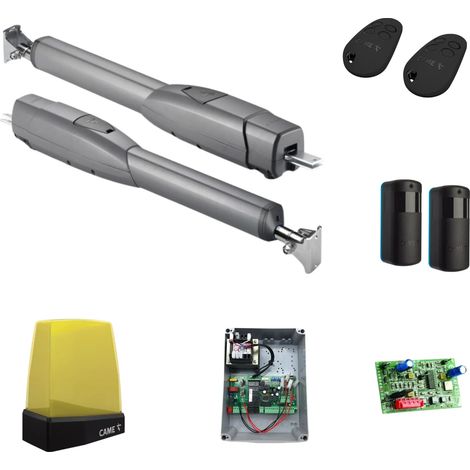 CAME Kit Automatisme de portail a 2 battants ATS 50AGS 230v +1top (1/3)