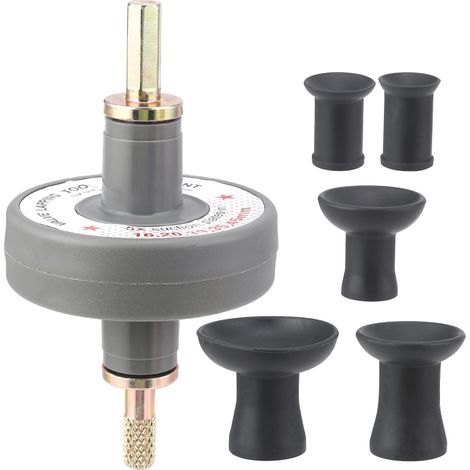 Kit d'outils de rodage de soupapes, outil de rodage de soupapes pour perceuse, kit de rodage de soupapes pour petits moteurs avec 5 ventouses