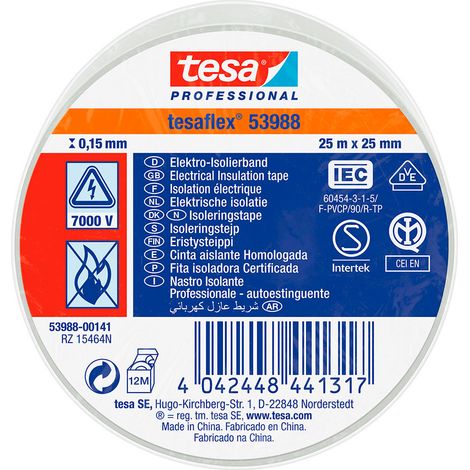 NASTRO ISOLANTE MT 25X25 BIANCO