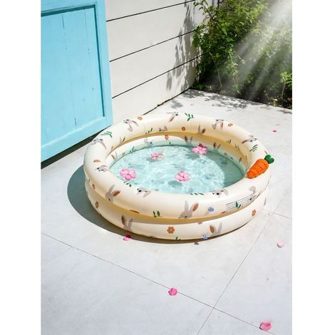 Aufblasbares Kinderbecken – Extra dickes Kunststoffbecken für Babys und Kleinkinder, das auch als Bällebad genutzt werden kann. (9021 cm) (1/5)