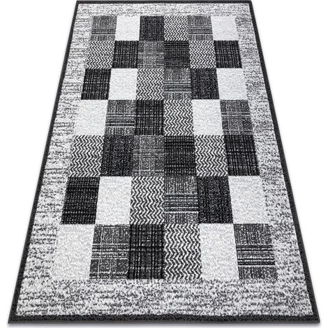 Tappeto BCF Morad RAFIA Rettangoli, geometrico - grigio  grey 200x300 cm