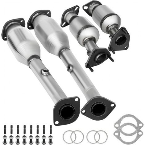 Auspuffkrümmer 05–11 Nissan Frontier, Auspuffkrümmer, Schrauben, Dichtungskombination, 4,0 L, OEM-Qualität, High-Flow-Katalysator für 2005–2011 Nissan Frontier/Xterra/Pathfinder (EPA-konform) (1/5)