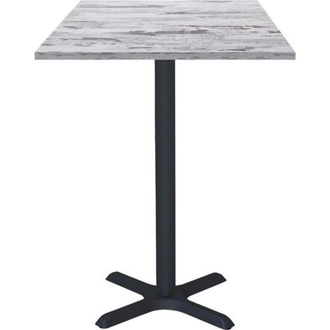 Mange-debout 60 x 60 cm - modèle Dina chêne d'Islande
