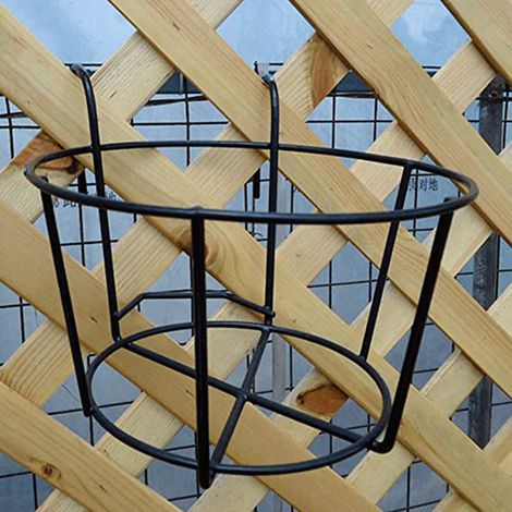Support de Pot de Fleurs en Fil de Fer pour Balcon, Support de Rangement Étagère pour Jardin et Terrasse, Décoration Extérieure (1/5)