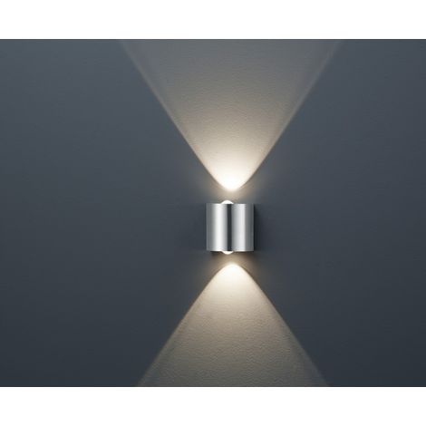 Applique Wales Doppia Luce Led Nichel Trio Lighting (1/2)