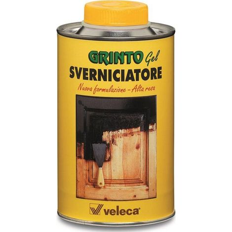 Grinto Sverniciatore 500 ml – Sverniciatore per Rimuovere Vernici e Vecchie Finiture
