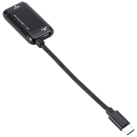 Adaptateur USB-C vers HDMI, convertisseur Type-C vers HDMI. Câble USB-C vers HDMI pour téléviseurs et moniteurs. (1/5)