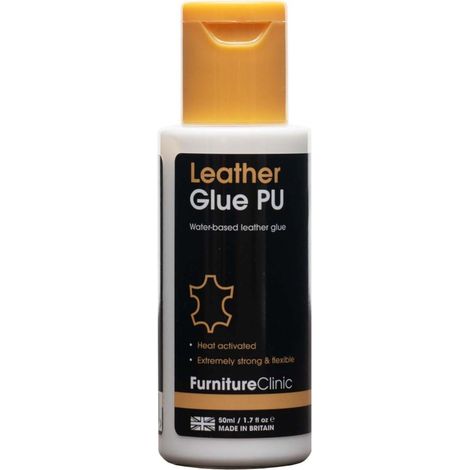 Colle pour cuir PU - Colle solide, flexible utilisée pour réparer les trous, les déchirures dans le cuir (1/4)