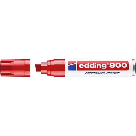 Marqueur Permanentmarker 800 rouge largeur de trait 4 - 12 mm pointe grisote
