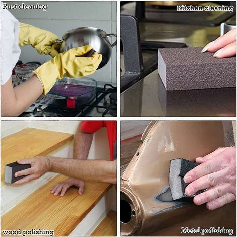 Eponge abrasive et cale à poncer Éponge De Ponçage 10 Pièces Grain 600-800 Blocs De Ponçage 70 X 100 X 25 Mm Utilisation Humide Et Sèche Pour Bois Métal Peinture Lavable Et Réutilisable