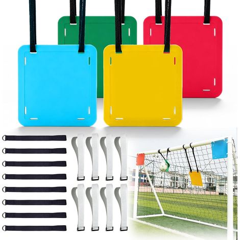 Lot De 4 Cibles De But De Football: Cibles D'entraînement De Football, avec Sangles Extra Longues Réglables, Matériau TPE pour Plus De Durabilité, Cible De Footballs en Plein Air (1/5)