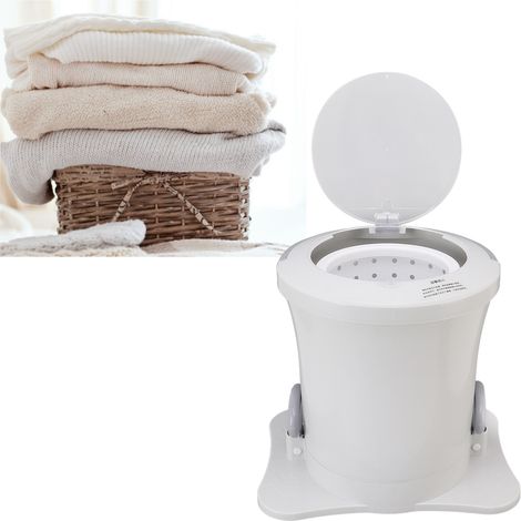 Secadora manual con centrifugado mediante cordón, no requiere conexión eléctrica, 2500 rpm, color blanco, ideal para residencias estudiantiles. (1/5)