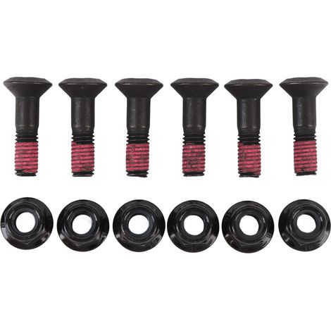 GARRYFIZH Kit de boulons et écrous de pignon M8 X 32mm, 6 jeux d'écrous de boulons de moto en fer pour YZ YZF