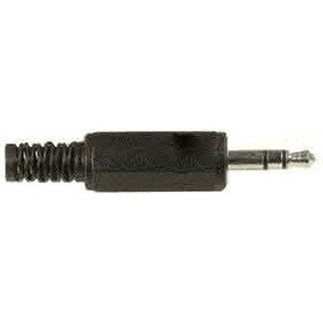 FICHE JACK-3.5MM. MALE STEREO. PLASTIQUE POUR PIECES SON VIDEO - 292450