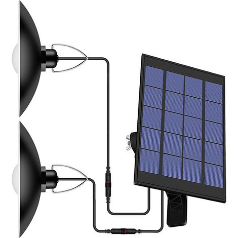 Solarbetriebene Pendelleuchte mit verstellbarem Panel, automatischer Ein-/Ausschaltfunktion, Lichtsensor, IP65-wasserbeständig, Hängeleuchte für den Außenbereich/Innenbereich, Garten, Terrasse, Hof, A (1/5)