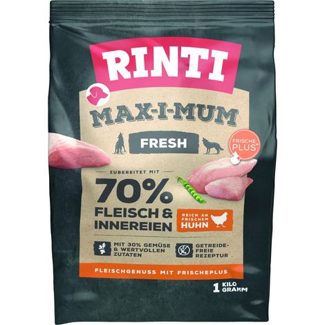 Rinti Max-i-Mum Hundetrockenfutter Adult 1 kg Huhn