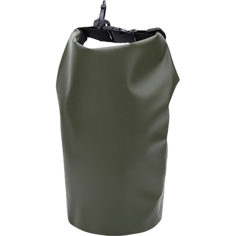 Sac de rangement extérieur en nylon, pochette de camping pour la randonnée et le trekking, portable et légère, capacité 2L, verte (1/5)