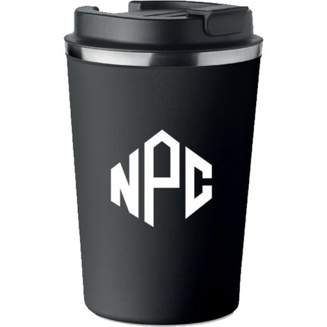 Premium Thermobecher mit NPC-Nicht-Spieler-Charakter-Aufdruck 350ml KT050 (1/5)