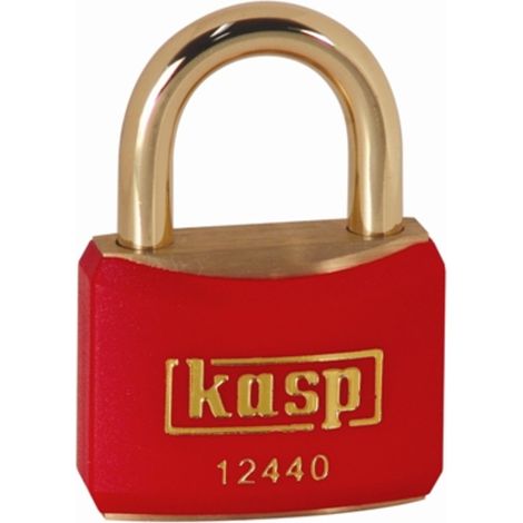 Kasp K12440REDA1 Vorhängeschloss 40 mm gleichschließend Goldgelb Schlüsselschloss