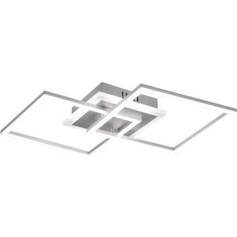 Plafoniera da Interno a LED in Metallo Titanio (1/2)