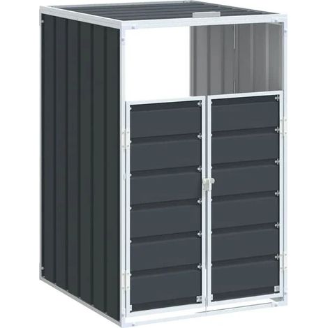 Unité de stockage à rouleaux pour bacs en acier à compartiment unique (1/5)