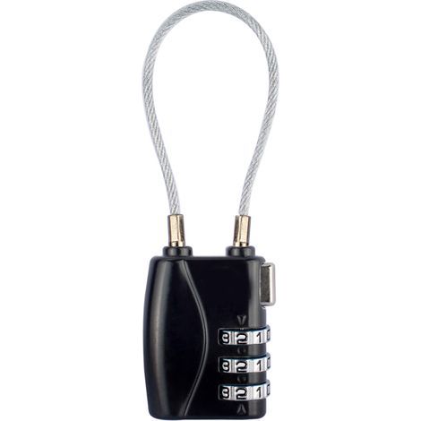 TSA-approved mini security lock for luggage, security lock for suitcase, wardrobe, computer bag (1/5)