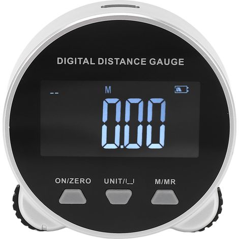 Jauge de Distance Numérique 0-199,999 mètres / 0-656,2 Pieds, Ruban à Mesurer Numérique Rechargeable, écran LCD, Outil de Mesure électronique de Roulement Longue Distance