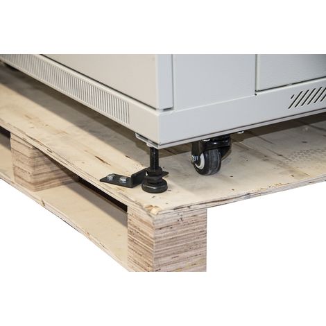 Armadi rack Link ARMADIO RACK 19" 42U (A)2055, (L)800, (P)1000 PORTA VETRO COLORE GRIGIO CON GUIDACAVI  LATERALE
