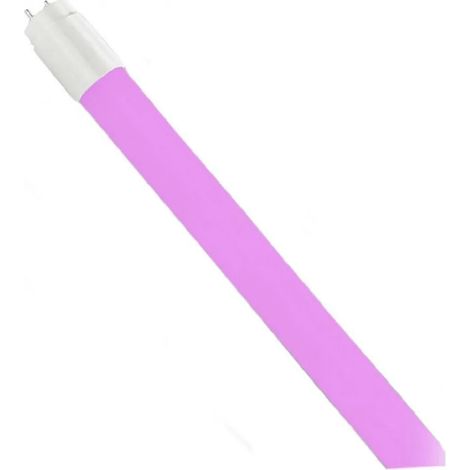 TrAdE Shop Traesio - Neon Opaco Led Luce Rosa Verde 18 W Tubo Attacco T8 120cm Luce Colorata - -Rosa -