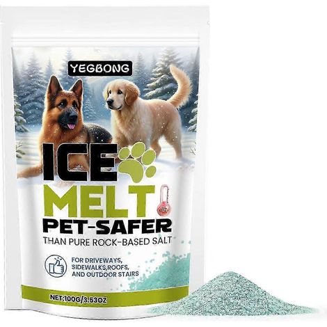 Agent de dégivrage, nettoyant pour sols en béton et rues adapté aux animaux domestiques par temps froid (1/4)