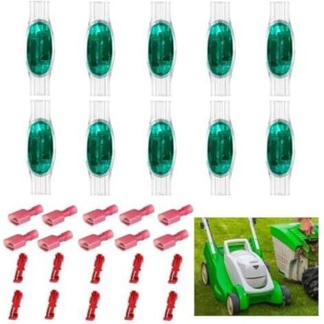 30 Pièces Connecteurs de Câbles pour Robot Tondeuse Câble Remplis des Résines, Raccords Gel Jardin Extérieur Automower, jardin, extérieur -