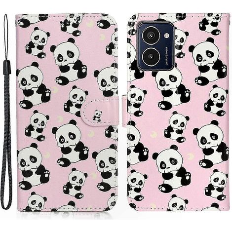 Étui en cuir pour HMD Pulse Pro avec porte-cartes, coque à motif, finition élégante, protection robuste, pochette pratique, design raffiné, accessoire essentiel. (1/5)
