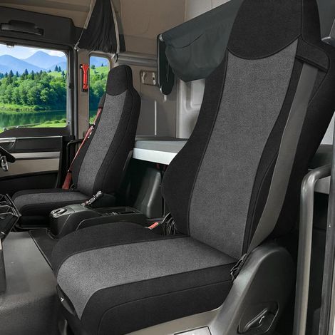 Housses de siège de Voiture pour 2015-2020 TGX TGL TGM TGS LKW - Housses Siège Auto Protection siège Voiture Avant (1/5)