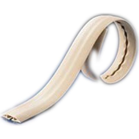Rs Pro – Gaine de câble PVC flexible 1m – Ø interne 7.4mm – Largeur 25.4mm – Protection et organisation câbles – Couleur blanche