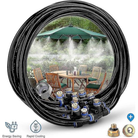 Nebelsystem für die Terrasse, 8 Meter langes Nebelsystem zur Kühlung im Außenbereich (1/3)