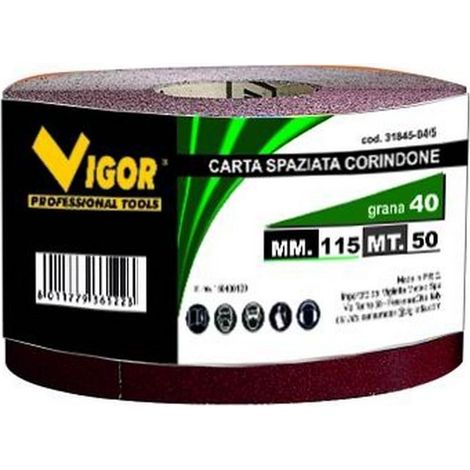 Carta Spaziata Corindon Vigor mm.115 Mt.50 Gr. 100