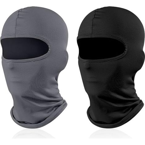 Masque d'équitation 2 pièces, masque de sport, masque de ski, masque de protection solaire, masque hermétique, masque élastique et doux